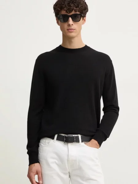 Pulover iz kašmirja United Colors of Benetton črna