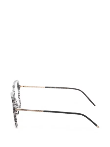 Ochelari de soare Chopard cu imprimeu geometric gri