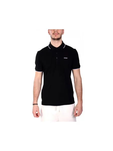 Koszulka polo Hugo czarna