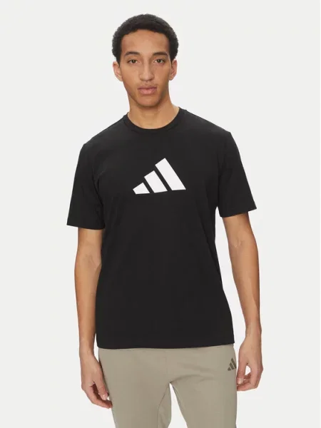 Adidas Majica Future Icons 3 Bar Logo Regular Fit črna
