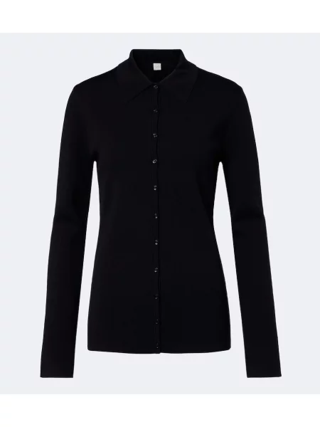 Cardigan Toteme tricotate negru