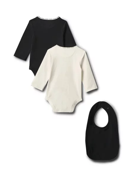 Calvin Klein Jeans body pentru bebeluși cu pachet de 2 alb