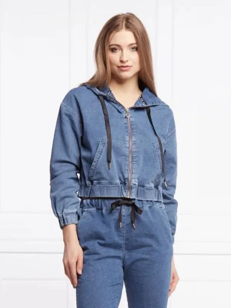 Liu Jo Sport Geacă de blug APERTA | Cropped Fit albastru