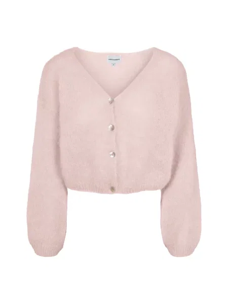 Kardigan Americandreams wełniany różowy