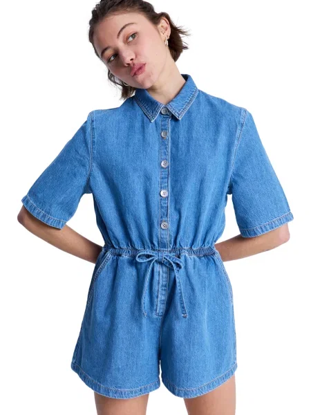 ROXY Salopeta Real Tomorrow denim albastru