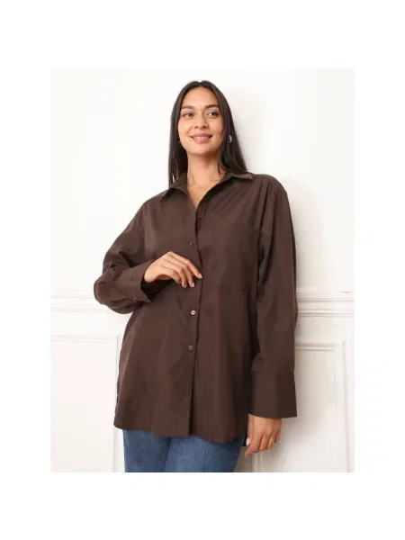 Bluza La Modeuse smeđa