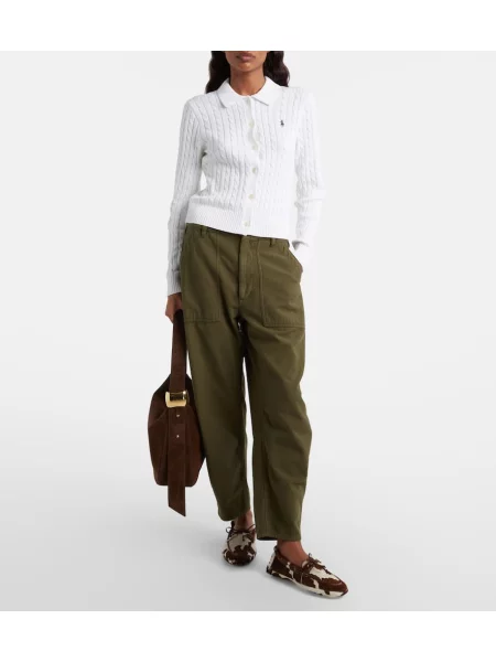 Polo Ralph Lauren Pletena jopica bela