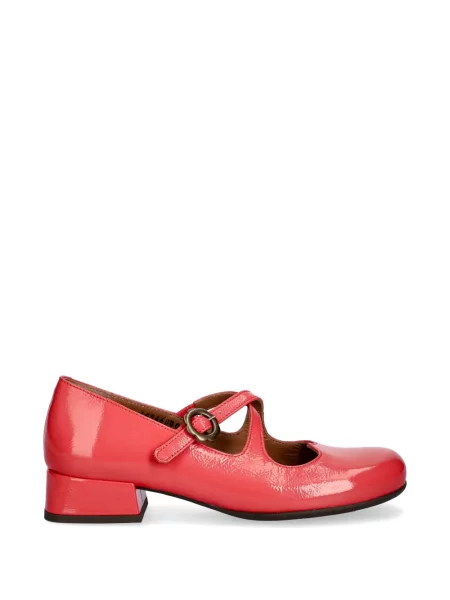 Pantofi cu toc Fly London cu cataramă roz