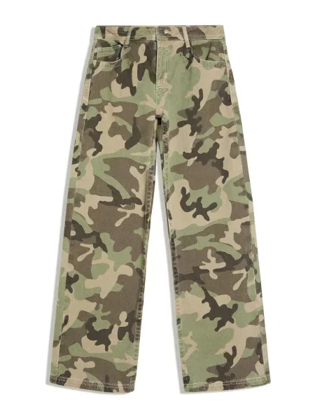 Bershka Pantaloni oliv / pin verde