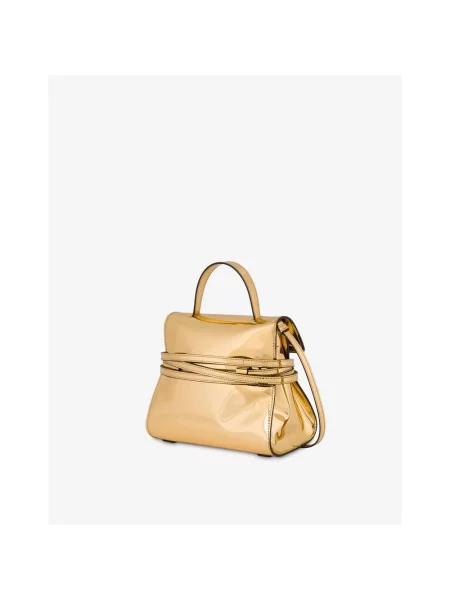 Torebka Moschino wiązana żółta