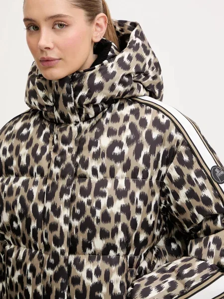 Пухова лижна куртка Fusalp Ada Leopard коричневий