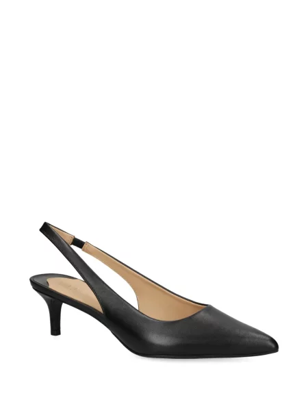 Pantofi cu toc Lauren Ralph Lauren slingback negru