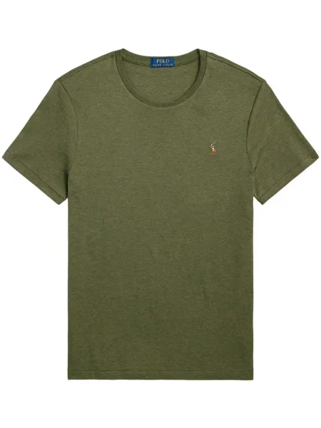 Slip de baie Polo Ralph Lauren cu broderie din piele de căprioară în carouri albastru