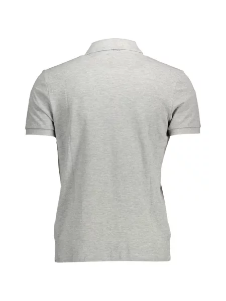 Tricou polo North Sails cu autograf gri