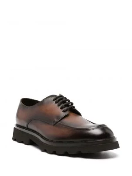 Pantofi loafer Doucal's din piele maro