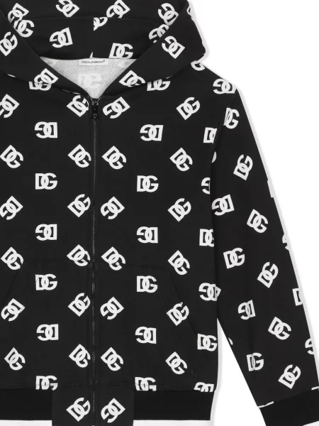Bluza z kapturem dziecięca Dolce And Gabbana czarna