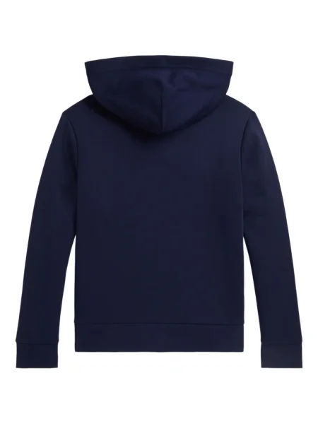 Bluza z kapturem dziecięca Polo Ralph Lauren niebieska