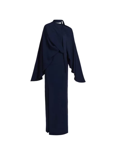 Rochie maxi Taller Marmo drapată albastru