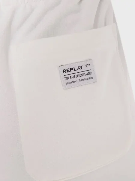 Спортивные штаны Replay белые