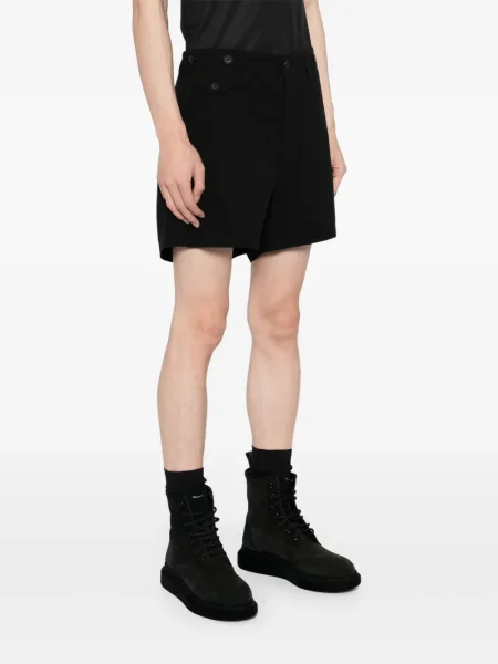 Pantaloni scurți Yohji Yamamoto negru