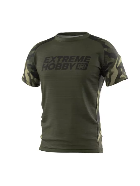 Koszulka Sportowa Techniczna EXTREME HOBBY JUNGLE PANTHER zielona