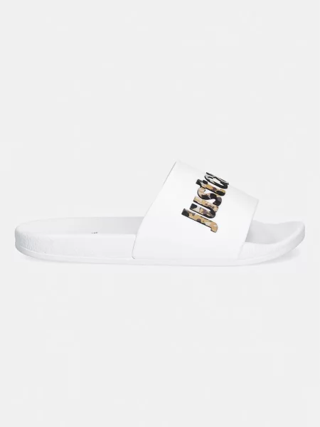 Papuci Just Cavalli alb