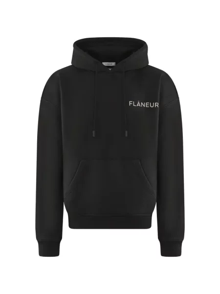 Mikina s kapucňou Flâneur čierna