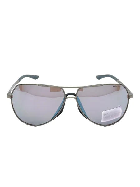 Ochelari de soare Nike cu cordon din jerseu cu imprimeu abstract gri