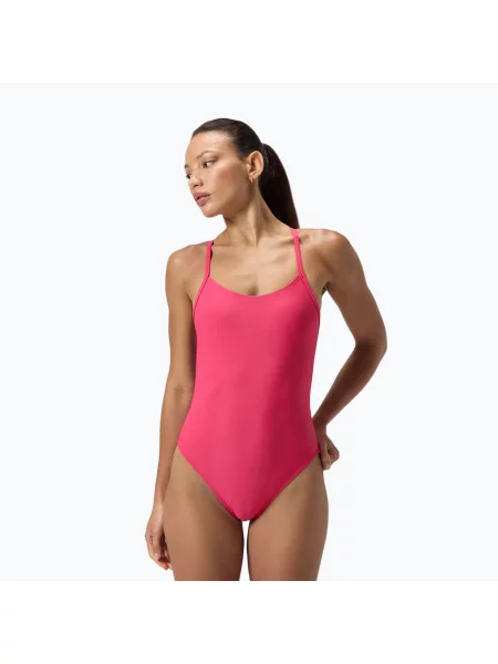 Costum de baie întreg pentru femei Speedo Solid Racerback raspberry fill/vermilion/punch
