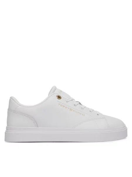 Αθλητικά Tommy Hilfiger Th Feminine Cupsole Leather λευκό