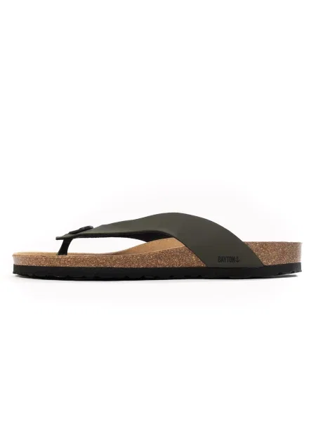 Bayton Flip-flops Lucca kaki negru