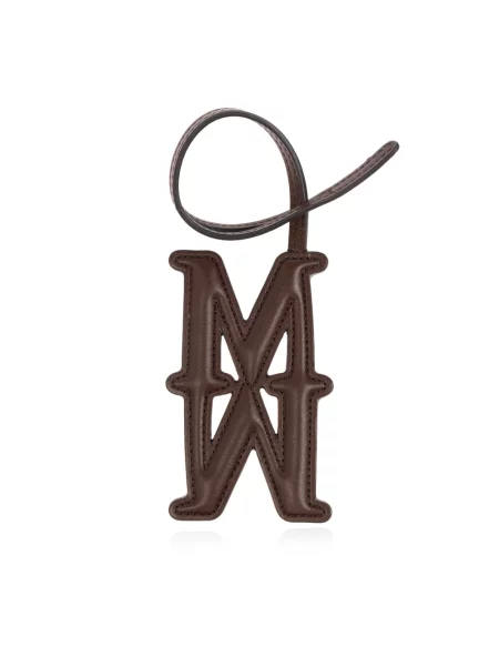 Zawieszka Max Mara skórzana brązowa