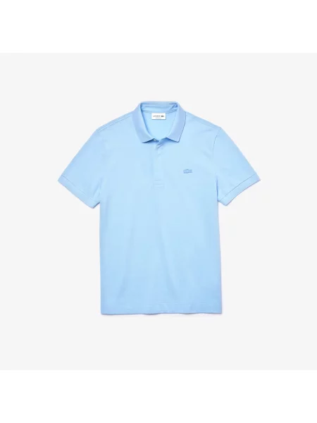 Поло Lacoste голубое