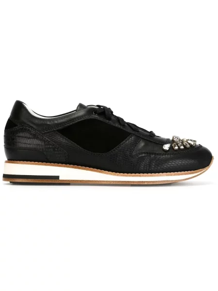 Sneakerși Lanvin negru