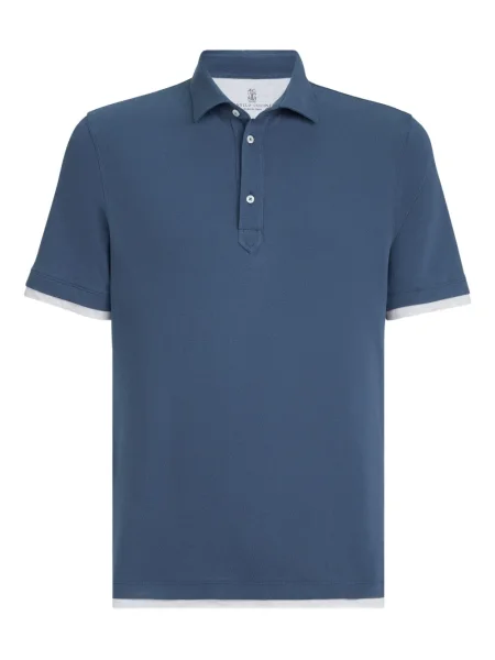 Polo Brunello Cucinelli albastru