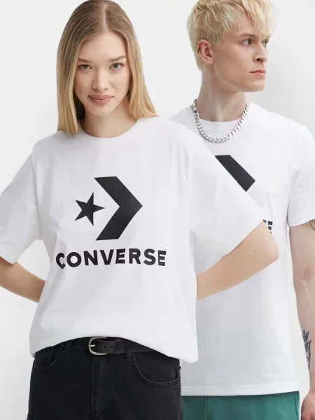 Tričko Converse s potiskem bílá