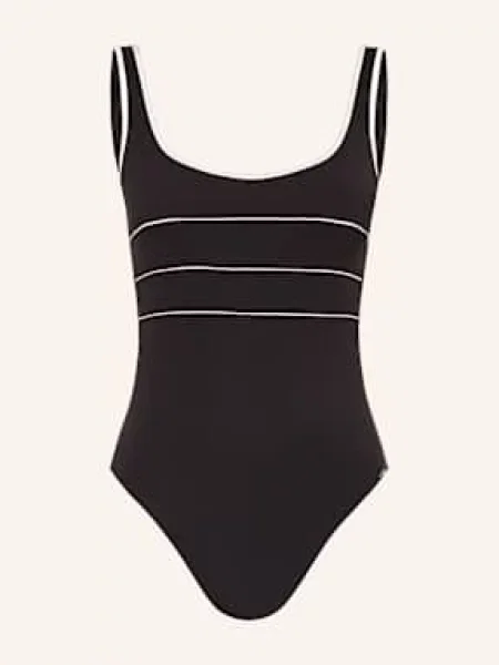 Lidea Strój Kąpielowy Sports Club schwarz biały