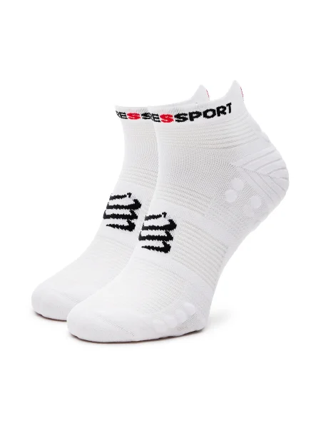 Compressport športové ponožky Pro Racing biela