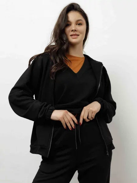 HARVEST Emily Кофта Бавовна/еластан чорний