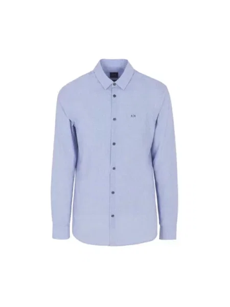 Koszula dżinsowa Armani Exchange niebieska