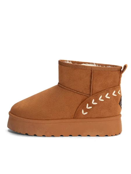 Island Boot Kozačky SAPHIR' hnědá