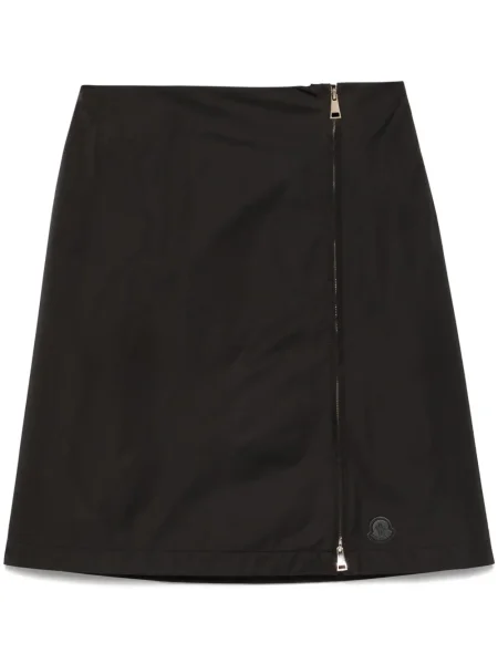 Fustă midi Moncler până la genunchi negru