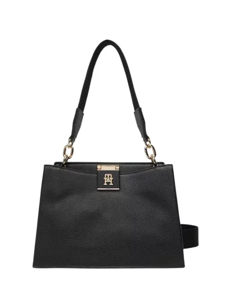 Tommy Hilfiger Her Med Satchel Black Universal černá