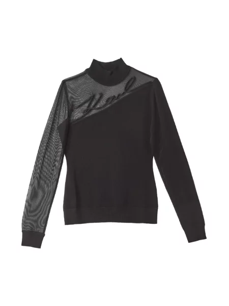 Golf sweter Karl Lagerfeld czarny