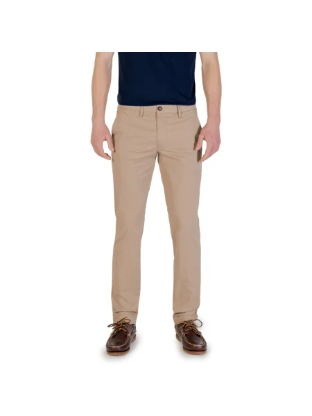 Pantaloni chino Borghese albastru
