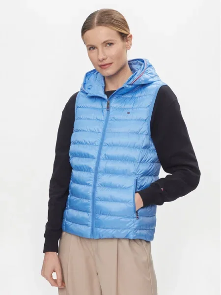 Tommy Hilfiger Vestă Global Stripe albastru