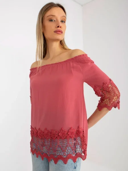 Bluză Fashionhunters roz