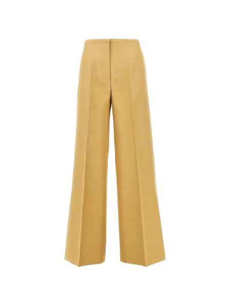Pantaloni Alberta Ferretti galben