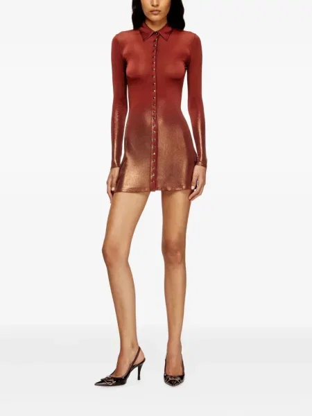 Mała mały sukienka mini Diesel garniturowa czerwona