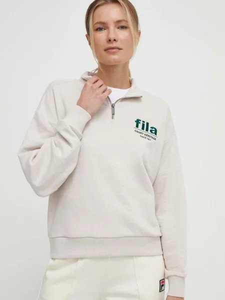 Bluza FILA Lima oatmeal melange beżowa